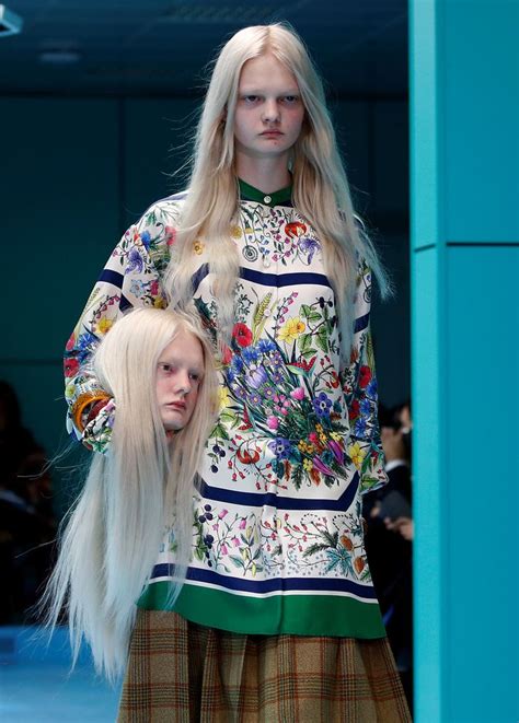 Models Carried Their Own Severed Heads At Gucci's Fashion Show